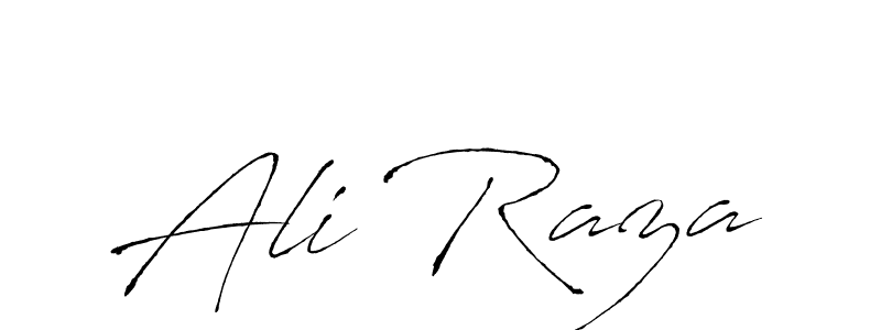 Ali Raza stylish signature style. Best Handwritten Sign (Antro_Vectra) for my name. Handwritten Signature Collection Ideas for my name Ali Raza. Ali Raza signature style 6 images and pictures png