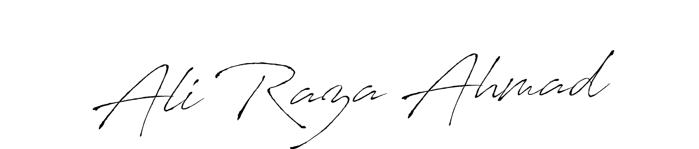 Design your own signature with our free online signature maker. With this signature software, you can create a handwritten (Antro_Vectra) signature for name Ali Raza Ahmad. Ali Raza Ahmad signature style 6 images and pictures png
