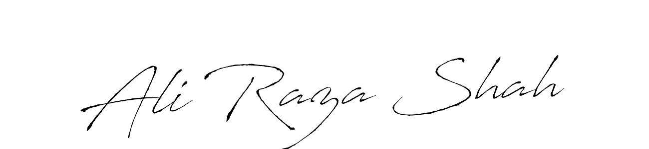 Create a beautiful signature design for name Ali Raza Shah. With this signature (Antro_Vectra) fonts, you can make a handwritten signature for free. Ali Raza Shah signature style 6 images and pictures png