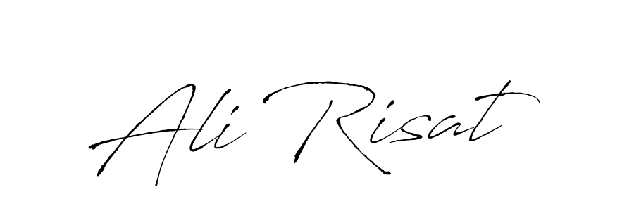 How to make Ali Risat signature? Antro_Vectra is a professional autograph style. Create handwritten signature for Ali Risat name. Ali Risat signature style 6 images and pictures png