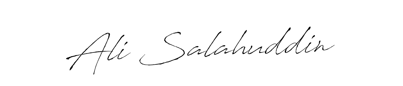 Ali Salahuddin stylish signature style. Best Handwritten Sign (Antro_Vectra) for my name. Handwritten Signature Collection Ideas for my name Ali Salahuddin. Ali Salahuddin signature style 6 images and pictures png