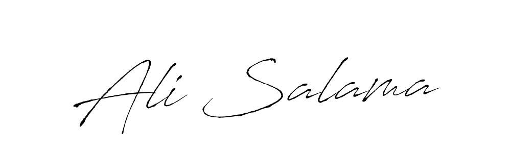 Also You can easily find your signature by using the search form. We will create Ali Salama name handwritten signature images for you free of cost using Antro_Vectra sign style. Ali Salama signature style 6 images and pictures png