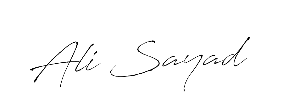 Also we have Ali Sayad name is the best signature style. Create professional handwritten signature collection using Antro_Vectra autograph style. Ali Sayad signature style 6 images and pictures png