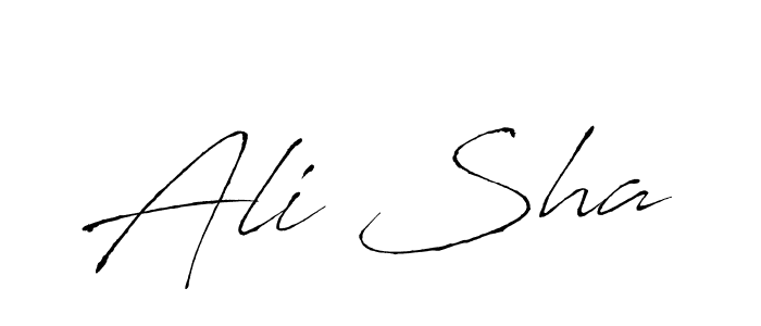 Create a beautiful signature design for name Ali Sha. With this signature (Antro_Vectra) fonts, you can make a handwritten signature for free. Ali Sha signature style 6 images and pictures png