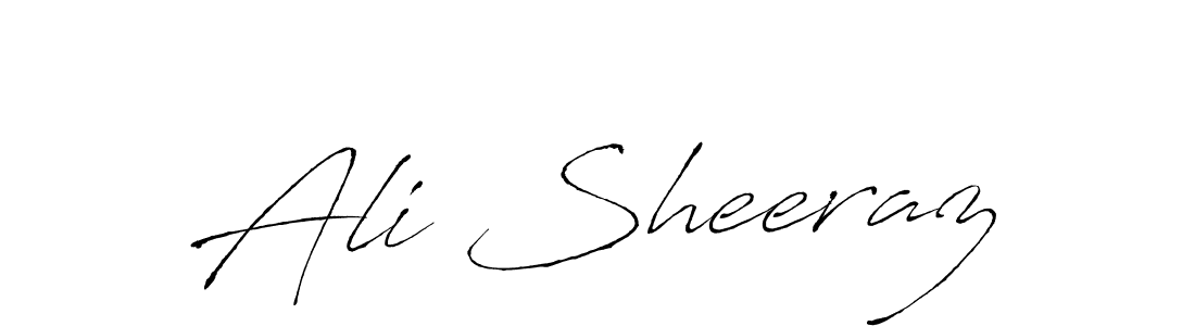 It looks lik you need a new signature style for name Ali Sheeraz. Design unique handwritten (Antro_Vectra) signature with our free signature maker in just a few clicks. Ali Sheeraz signature style 6 images and pictures png