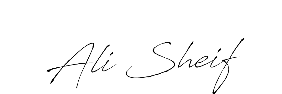 Use a signature maker to create a handwritten signature online. With this signature software, you can design (Antro_Vectra) your own signature for name Ali Sheif. Ali Sheif signature style 6 images and pictures png