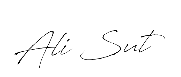 Create a beautiful signature design for name Ali Sut. With this signature (Antro_Vectra) fonts, you can make a handwritten signature for free. Ali Sut signature style 6 images and pictures png