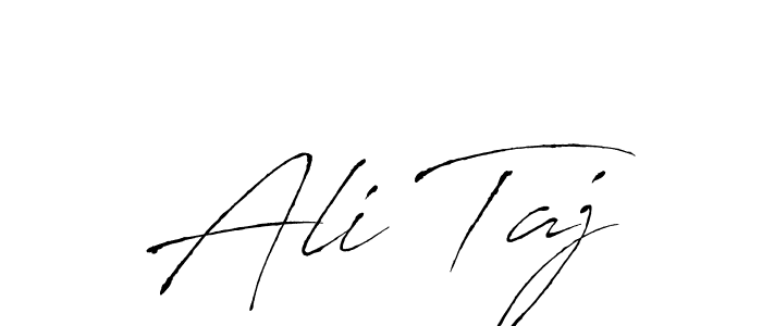 Ali Taj stylish signature style. Best Handwritten Sign (Antro_Vectra) for my name. Handwritten Signature Collection Ideas for my name Ali Taj. Ali Taj signature style 6 images and pictures png
