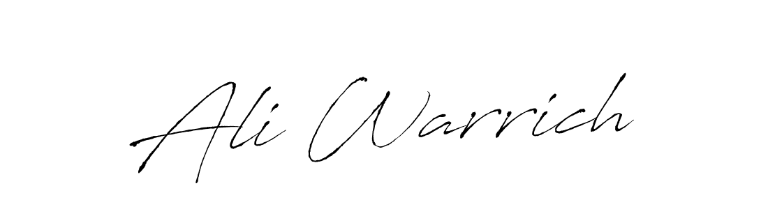 if you are searching for the best signature style for your name Ali Warrich. so please give up your signature search. here we have designed multiple signature styles  using Antro_Vectra. Ali Warrich signature style 6 images and pictures png