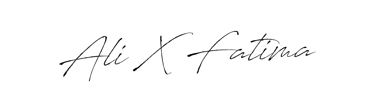 Also we have Ali X Fatima name is the best signature style. Create professional handwritten signature collection using Antro_Vectra autograph style. Ali X Fatima signature style 6 images and pictures png