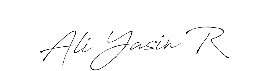 It looks lik you need a new signature style for name Ali Yasin R. Design unique handwritten (Antro_Vectra) signature with our free signature maker in just a few clicks. Ali Yasin R signature style 6 images and pictures png