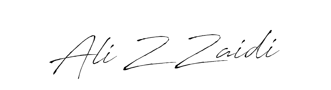 Similarly Antro_Vectra is the best handwritten signature design. Signature creator online .You can use it as an online autograph creator for name Ali Z Zaidi. Ali Z Zaidi signature style 6 images and pictures png