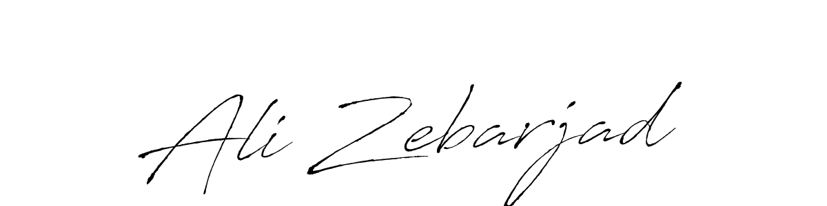 How to make Ali Zebarjad name signature. Use Antro_Vectra style for creating short signs online. This is the latest handwritten sign. Ali Zebarjad signature style 6 images and pictures png