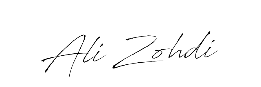 You should practise on your own different ways (Antro_Vectra) to write your name (Ali Zohdi) in signature. don't let someone else do it for you. Ali Zohdi signature style 6 images and pictures png