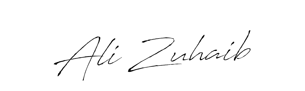 Antro_Vectra is a professional signature style that is perfect for those who want to add a touch of class to their signature. It is also a great choice for those who want to make their signature more unique. Get Ali Zuhaib name to fancy signature for free. Ali Zuhaib signature style 6 images and pictures png