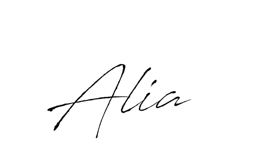 Create a beautiful signature design for name Alia . With this signature (Antro_Vectra) fonts, you can make a handwritten signature for free. Alia  signature style 6 images and pictures png