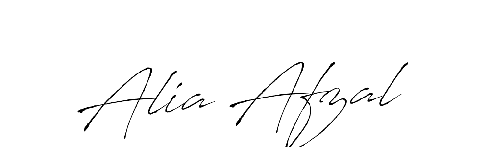 Design your own signature with our free online signature maker. With this signature software, you can create a handwritten (Antro_Vectra) signature for name Alia Afzal. Alia Afzal signature style 6 images and pictures png
