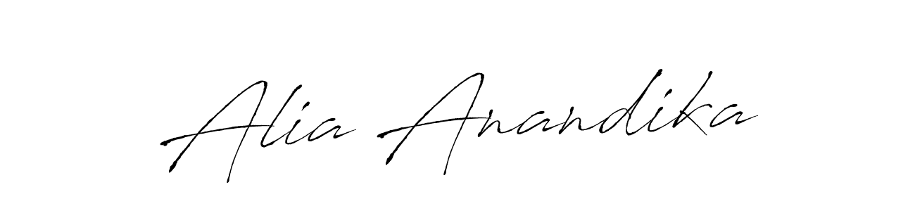 Once you've used our free online signature maker to create your best signature Antro_Vectra style, it's time to enjoy all of the benefits that Alia Anandika name signing documents. Alia Anandika signature style 6 images and pictures png