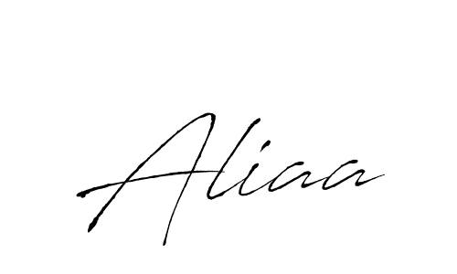 How to make Aliaa signature? Antro_Vectra is a professional autograph style. Create handwritten signature for Aliaa name. Aliaa signature style 6 images and pictures png