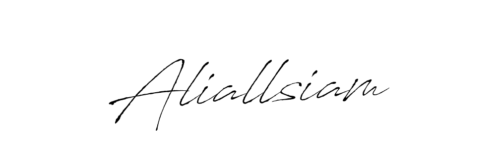 How to make Aliallsiam name signature. Use Antro_Vectra style for creating short signs online. This is the latest handwritten sign. Aliallsiam signature style 6 images and pictures png