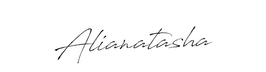 Antro_Vectra is a professional signature style that is perfect for those who want to add a touch of class to their signature. It is also a great choice for those who want to make their signature more unique. Get Alianatasha name to fancy signature for free. Alianatasha signature style 6 images and pictures png