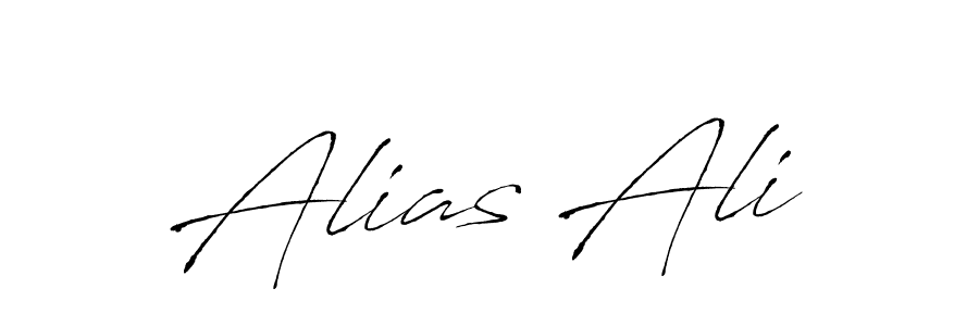 Create a beautiful signature design for name Alias Ali. With this signature (Antro_Vectra) fonts, you can make a handwritten signature for free. Alias Ali signature style 6 images and pictures png