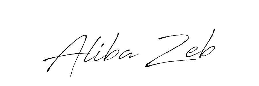 Make a beautiful signature design for name Aliba Zeb. With this signature (Antro_Vectra) style, you can create a handwritten signature for free. Aliba Zeb signature style 6 images and pictures png