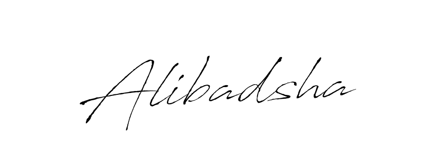 How to make Alibadsha signature? Antro_Vectra is a professional autograph style. Create handwritten signature for Alibadsha name. Alibadsha signature style 6 images and pictures png