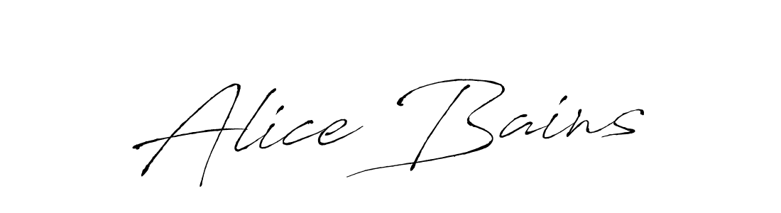 How to make Alice Bains signature? Antro_Vectra is a professional autograph style. Create handwritten signature for Alice Bains name. Alice Bains signature style 6 images and pictures png