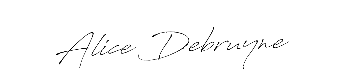 Also we have Alice Debruyne name is the best signature style. Create professional handwritten signature collection using Antro_Vectra autograph style. Alice Debruyne signature style 6 images and pictures png