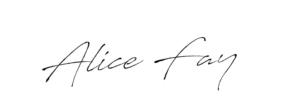 Design your own signature with our free online signature maker. With this signature software, you can create a handwritten (Antro_Vectra) signature for name Alice Fay. Alice Fay signature style 6 images and pictures png