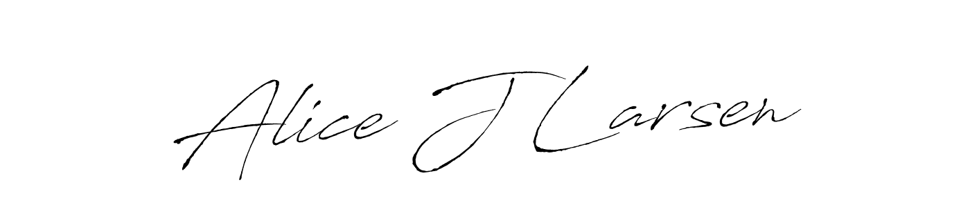 You should practise on your own different ways (Antro_Vectra) to write your name (Alice J Larsen) in signature. don't let someone else do it for you. Alice J Larsen signature style 6 images and pictures png