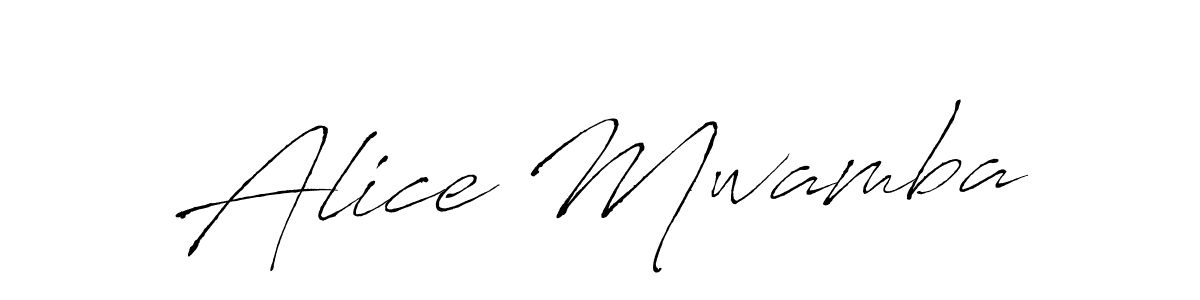 Antro_Vectra is a professional signature style that is perfect for those who want to add a touch of class to their signature. It is also a great choice for those who want to make their signature more unique. Get Alice Mwamba name to fancy signature for free. Alice Mwamba signature style 6 images and pictures png