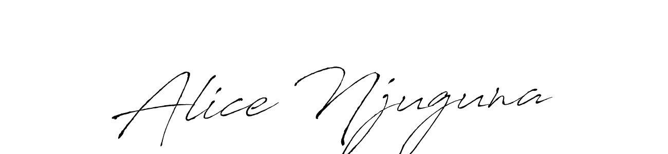 It looks lik you need a new signature style for name Alice Njuguna. Design unique handwritten (Antro_Vectra) signature with our free signature maker in just a few clicks. Alice Njuguna signature style 6 images and pictures png
