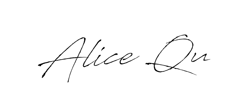 How to make Alice Qu signature? Antro_Vectra is a professional autograph style. Create handwritten signature for Alice Qu name. Alice Qu signature style 6 images and pictures png