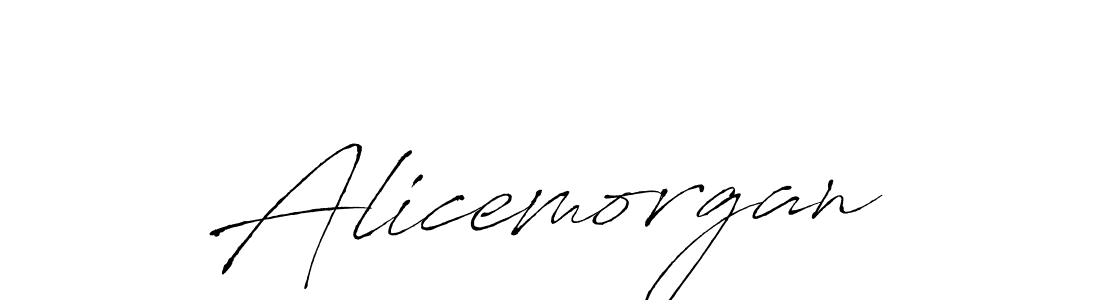 Use a signature maker to create a handwritten signature online. With this signature software, you can design (Antro_Vectra) your own signature for name Alicemorgan. Alicemorgan signature style 6 images and pictures png