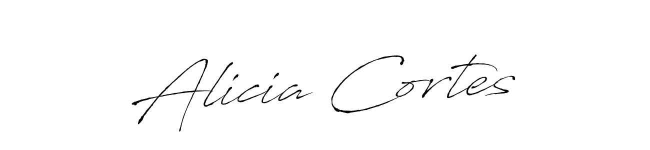 Also we have Alicia Cortes name is the best signature style. Create professional handwritten signature collection using Antro_Vectra autograph style. Alicia Cortes signature style 6 images and pictures png