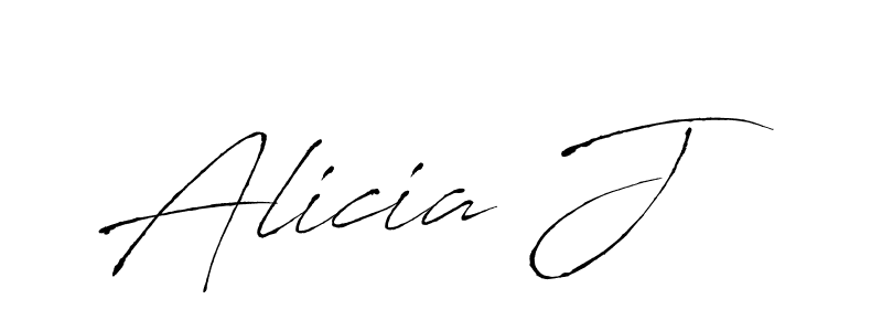 Also You can easily find your signature by using the search form. We will create Alicia J name handwritten signature images for you free of cost using Antro_Vectra sign style. Alicia J signature style 6 images and pictures png