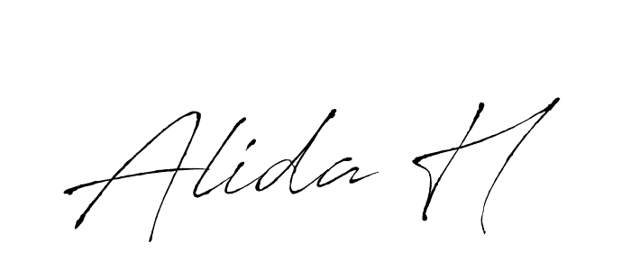You can use this online signature creator to create a handwritten signature for the name Alida H. This is the best online autograph maker. Alida H signature style 6 images and pictures png