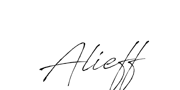 Antro_Vectra is a professional signature style that is perfect for those who want to add a touch of class to their signature. It is also a great choice for those who want to make their signature more unique. Get Alieff name to fancy signature for free. Alieff signature style 6 images and pictures png