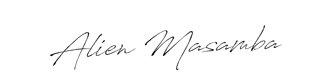 The best way (Antro_Vectra) to make a short signature is to pick only two or three words in your name. The name Alien Masamba include a total of six letters. For converting this name. Alien Masamba signature style 6 images and pictures png