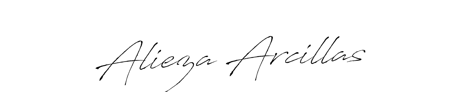 Antro_Vectra is a professional signature style that is perfect for those who want to add a touch of class to their signature. It is also a great choice for those who want to make their signature more unique. Get Alieza Arcillas name to fancy signature for free. Alieza Arcillas signature style 6 images and pictures png