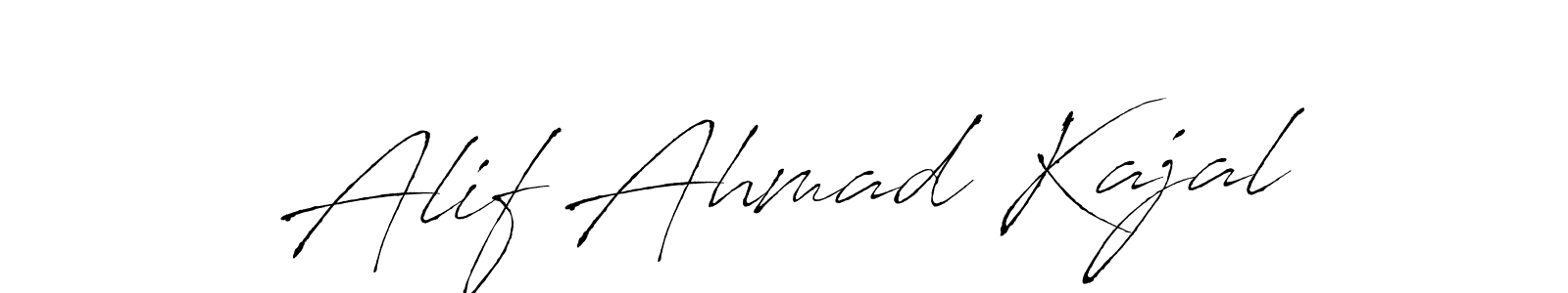 The best way (Antro_Vectra) to make a short signature is to pick only two or three words in your name. The name Alif Ahmad Kajal include a total of six letters. For converting this name. Alif Ahmad Kajal signature style 6 images and pictures png