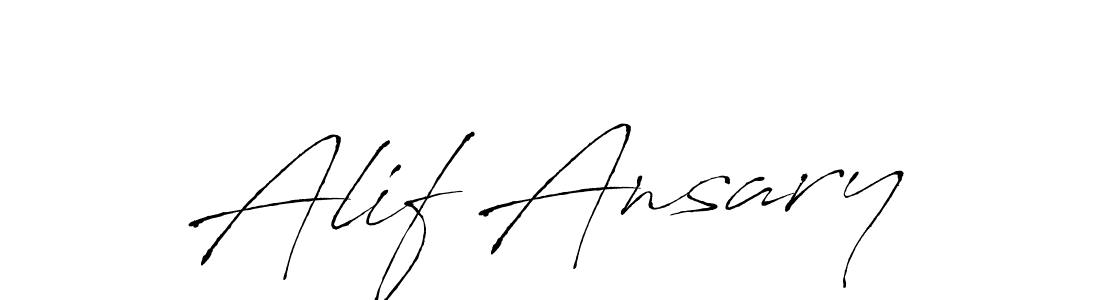 The best way (Antro_Vectra) to make a short signature is to pick only two or three words in your name. The name Alif Ansary include a total of six letters. For converting this name. Alif Ansary signature style 6 images and pictures png