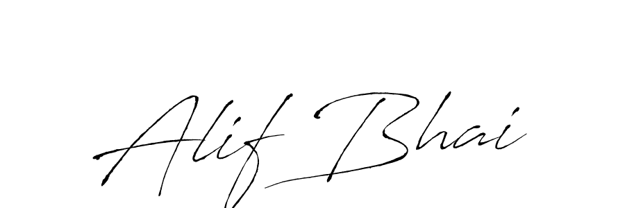 The best way (Antro_Vectra) to make a short signature is to pick only two or three words in your name. The name Alif Bhai include a total of six letters. For converting this name. Alif Bhai signature style 6 images and pictures png