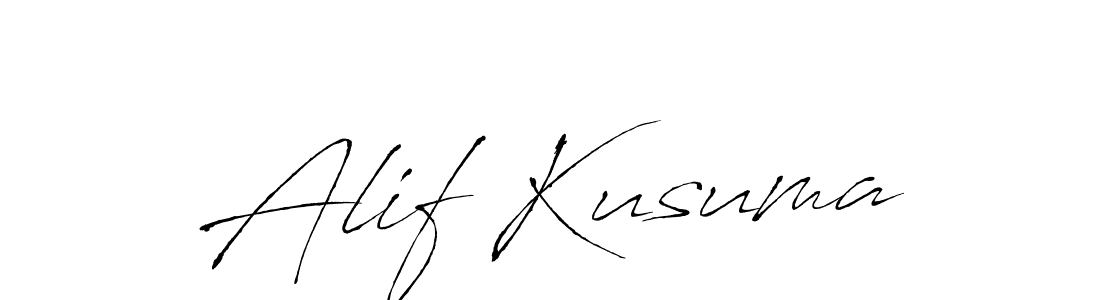 if you are searching for the best signature style for your name Alif Kusuma. so please give up your signature search. here we have designed multiple signature styles  using Antro_Vectra. Alif Kusuma signature style 6 images and pictures png