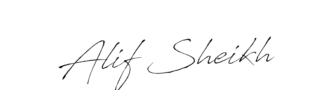 Use a signature maker to create a handwritten signature online. With this signature software, you can design (Antro_Vectra) your own signature for name Alif Sheikh. Alif Sheikh signature style 6 images and pictures png