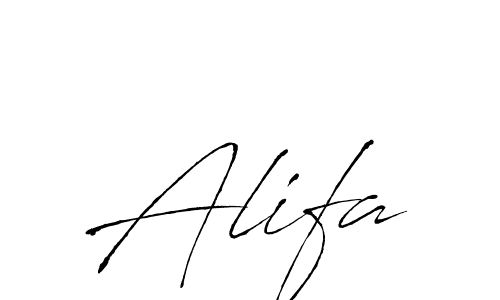 Create a beautiful signature design for name Alifa. With this signature (Antro_Vectra) fonts, you can make a handwritten signature for free. Alifa signature style 6 images and pictures png