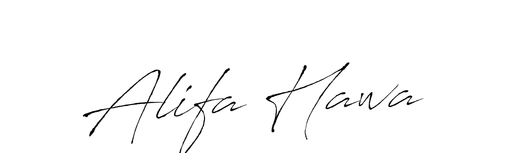 Design your own signature with our free online signature maker. With this signature software, you can create a handwritten (Antro_Vectra) signature for name Alifa Hawa. Alifa Hawa signature style 6 images and pictures png