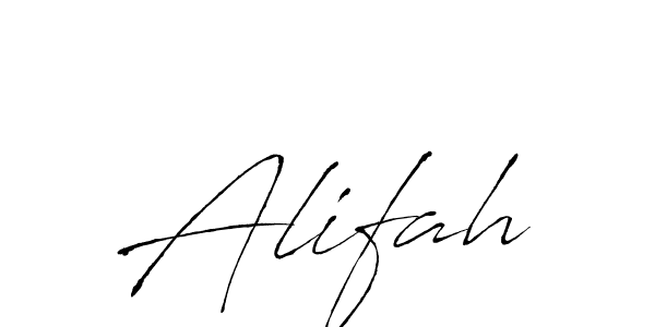 You should practise on your own different ways (Antro_Vectra) to write your name (Alifah) in signature. don't let someone else do it for you. Alifah signature style 6 images and pictures png